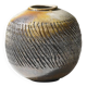 Sculptural vase in glazed ceramic, 1970s