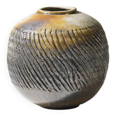 Sculptural vase in glazed ceramic, 1970s