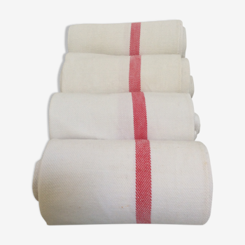Set of 4 old cloths in linen