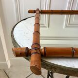 barber mirror style bamboo XXth