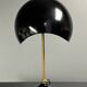 Midcentury Italian scallop mushroom wavy brass desk or table lamp, 1960s