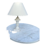 Vintage alabaster lamp base 1970