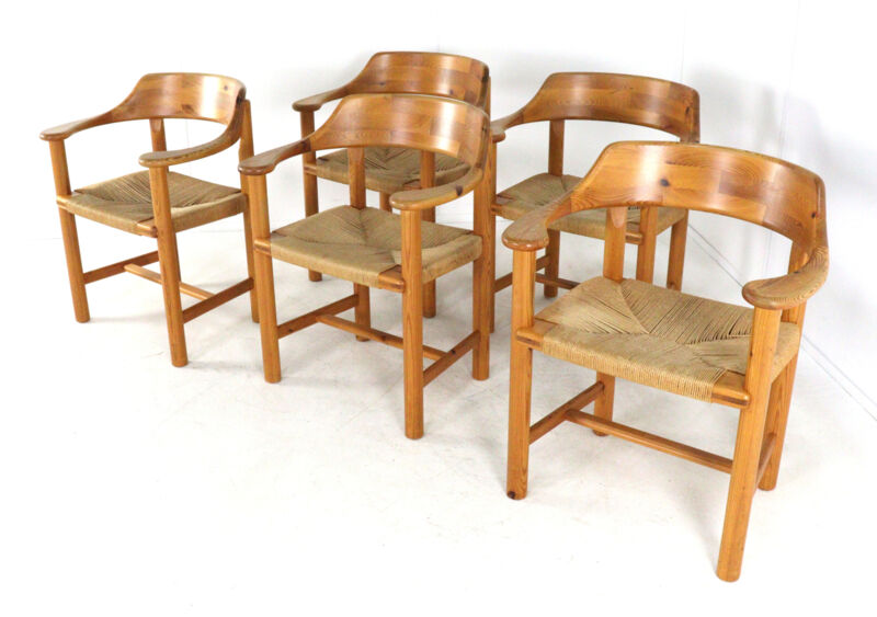 Ensemble de 5 chaises Rainer Daumiller pour Hirtshals Savværk.