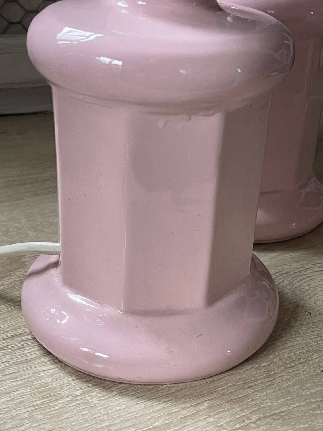 Pair of vintage ceramic lamps