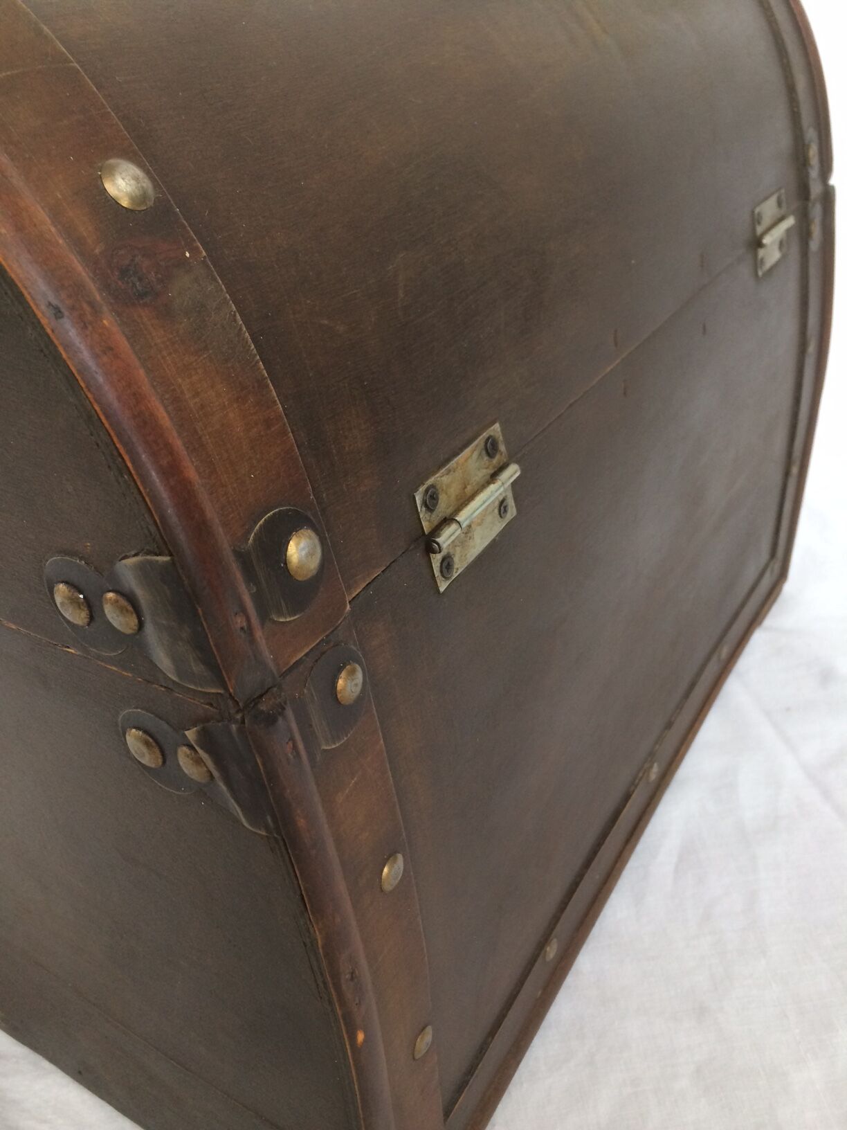 Old doctor wooden suitcase