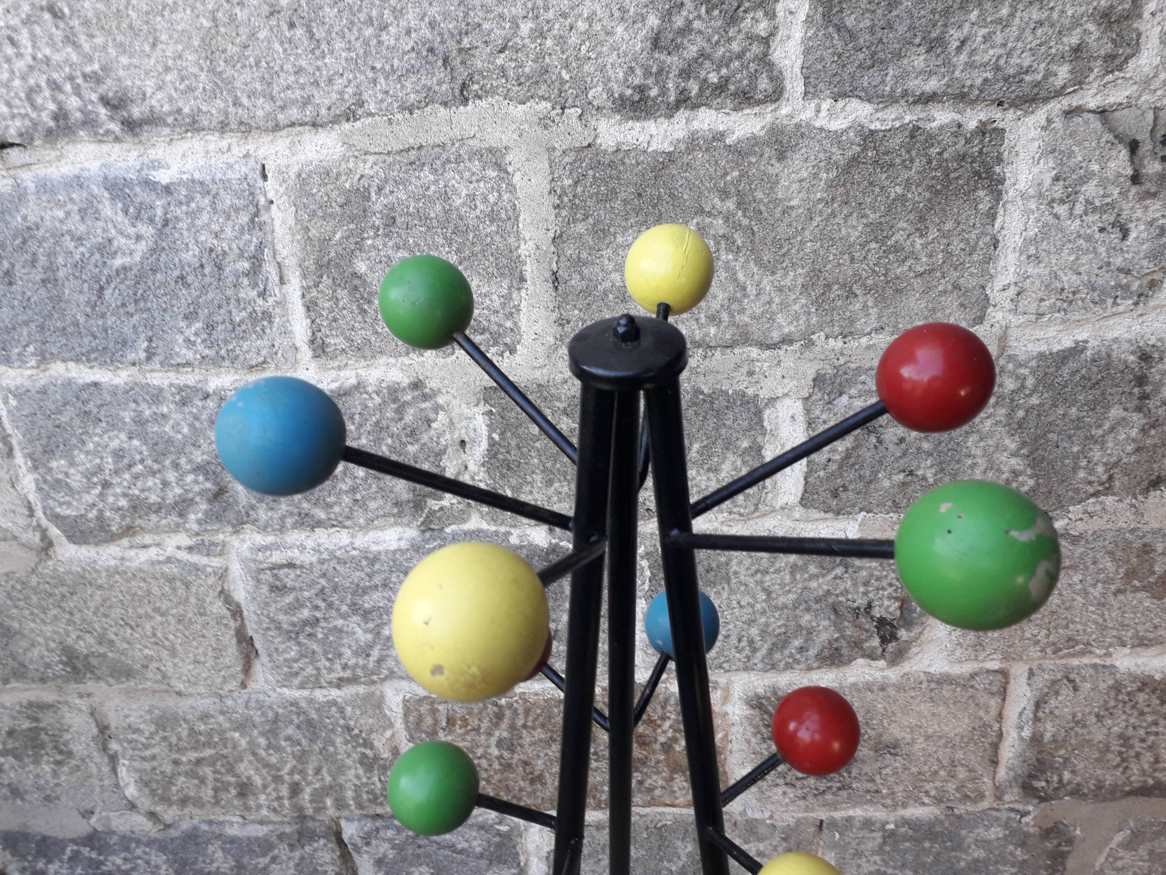 Vintage parrot coat rack