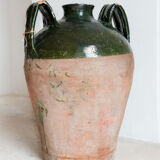 Antique Italian Ceramic Orcio Vase early XX century