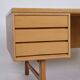 Freestanding desk - six drawers - oak - Omann Junior - Danish design - 1960s