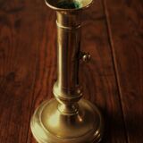 Brass pusher torch candle holder