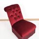 Red padded toad chair