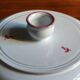 Vintage Ceramic Cheese Dome – Floral Branch Decor