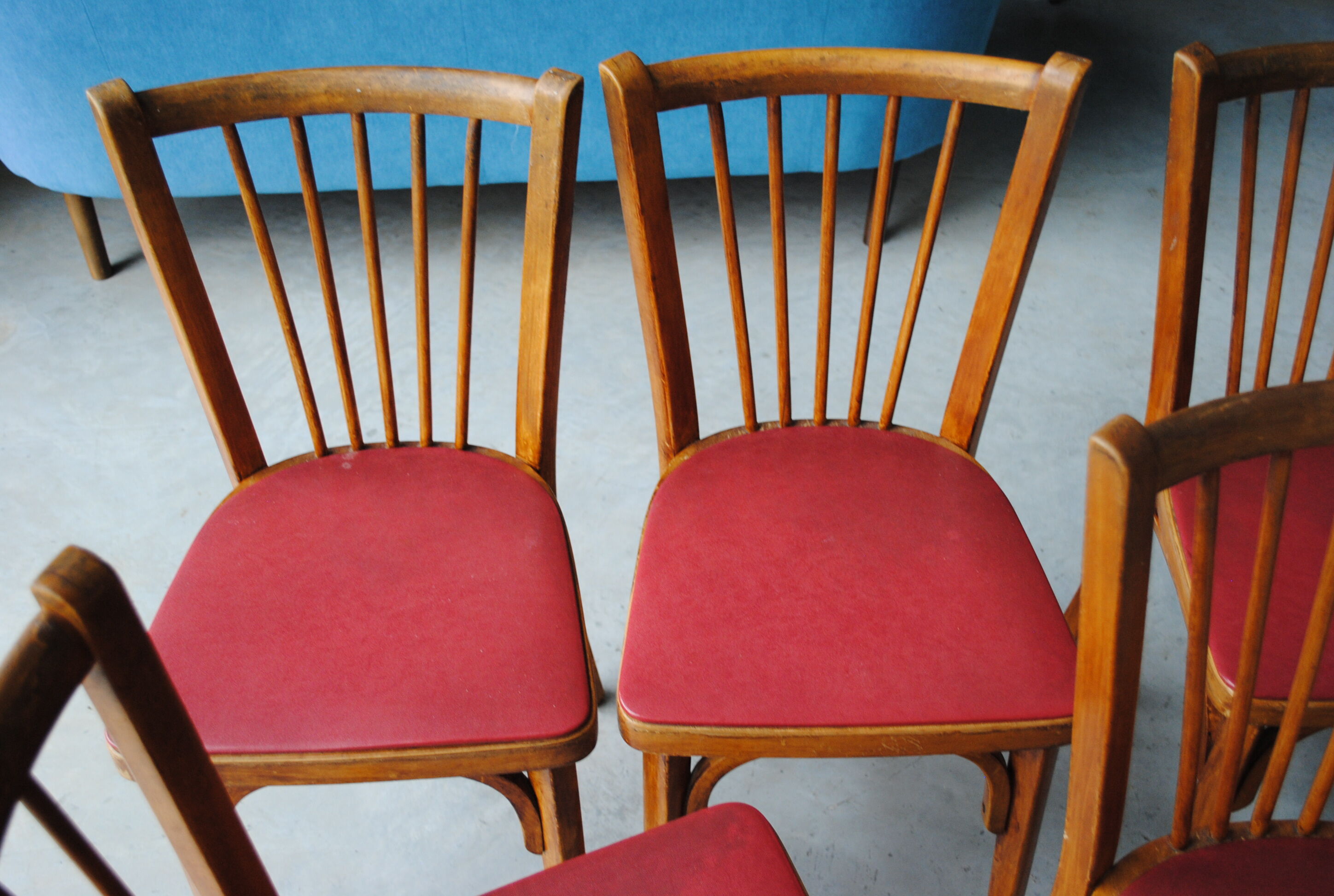 Lot de 6 chaises bistrot Baumann