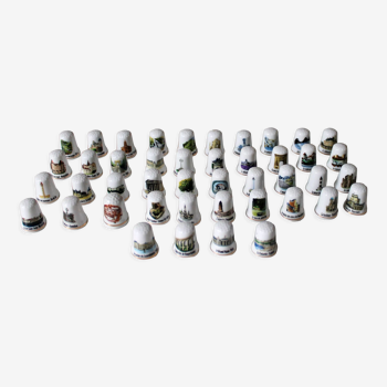 100 porcelain 'thimbles'