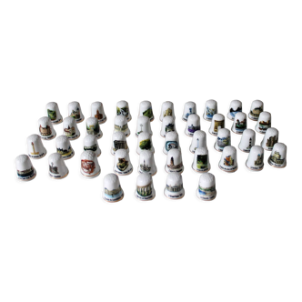 100 porcelain 'thimbles'