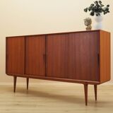 Teak highboard, Danish design, 1970s, manufacturer: Omann Jun