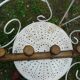 Wall-mounted coat rack, bamboo imitation wood, 4 hooks.