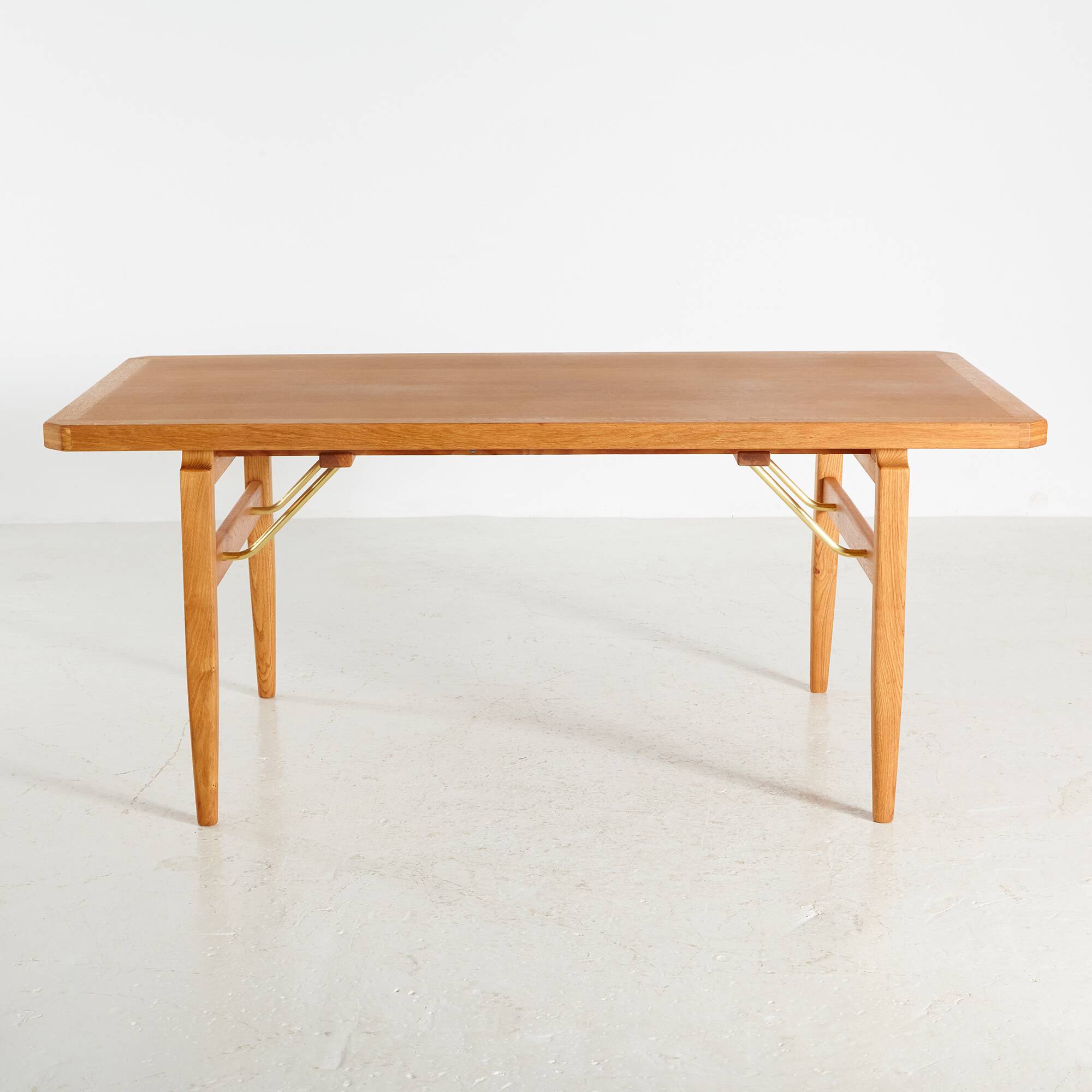 Restored oak dining table