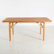 Restored oak dining table