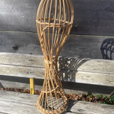 Rattan hat holder