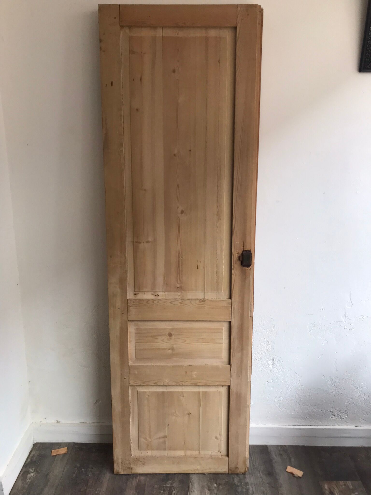 Pair of old XIX pine doors