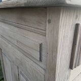 Raw wood sideboard
