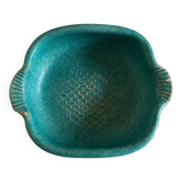 Céramique poisson de Vallauris turquoise 1950