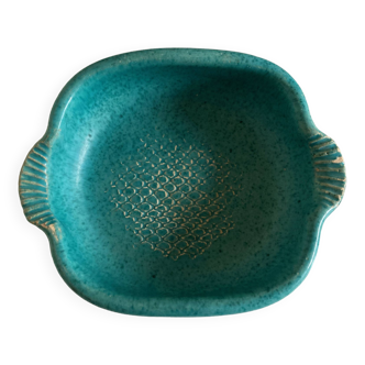 Céramique poisson de Vallauris turquoise 1950