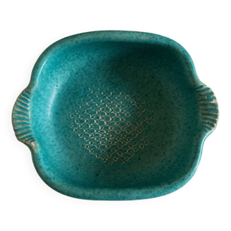 Vallauris turquoise fish ceramic 1950