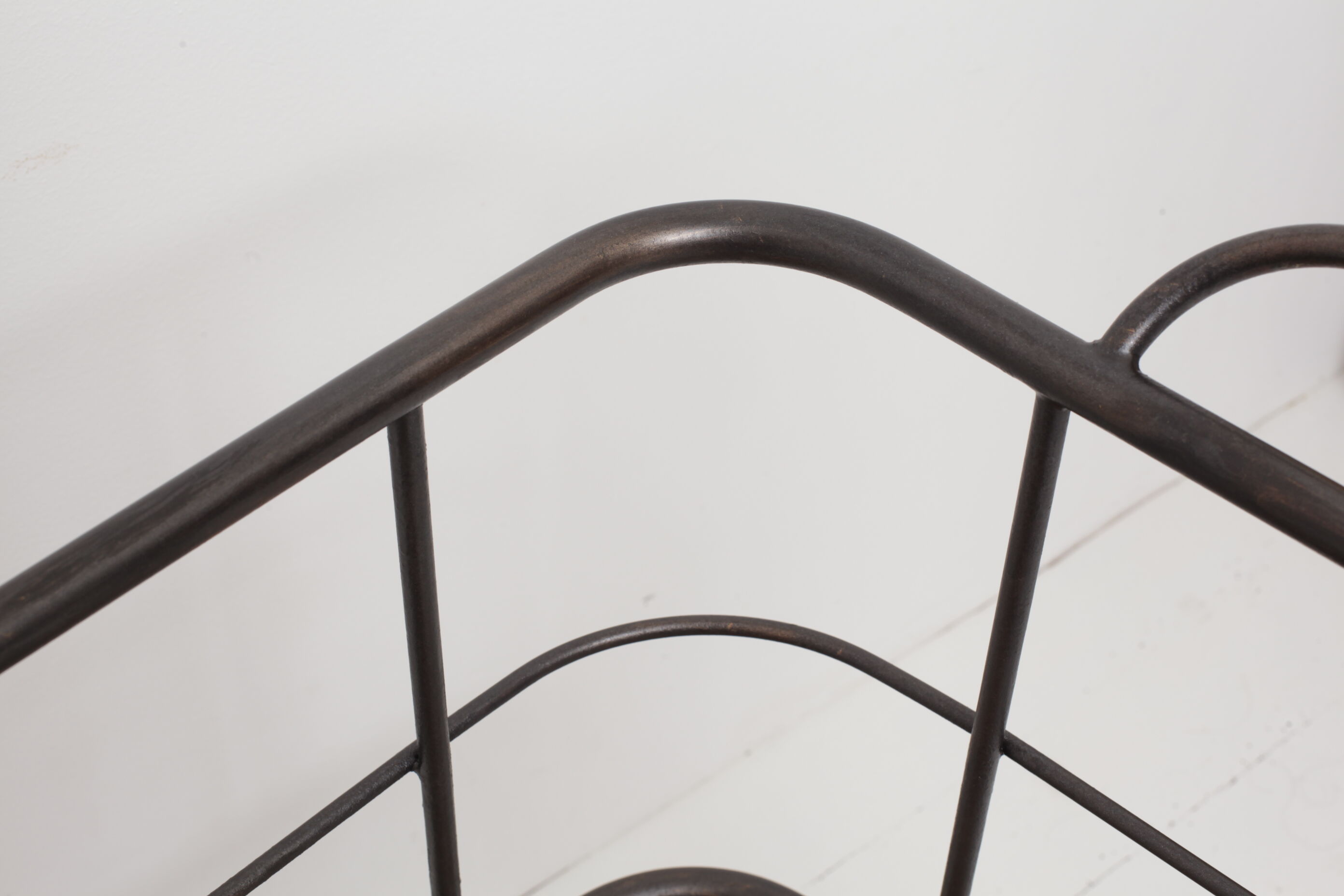 Metal baker's trolley