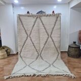 Handmade wool Berber rug 250x150 cm