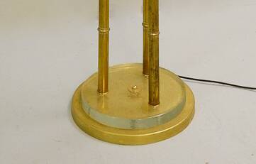 Contemporary Palm Tree Gold Floor Lamp, Italy