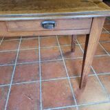 Antique oak farmhouse table