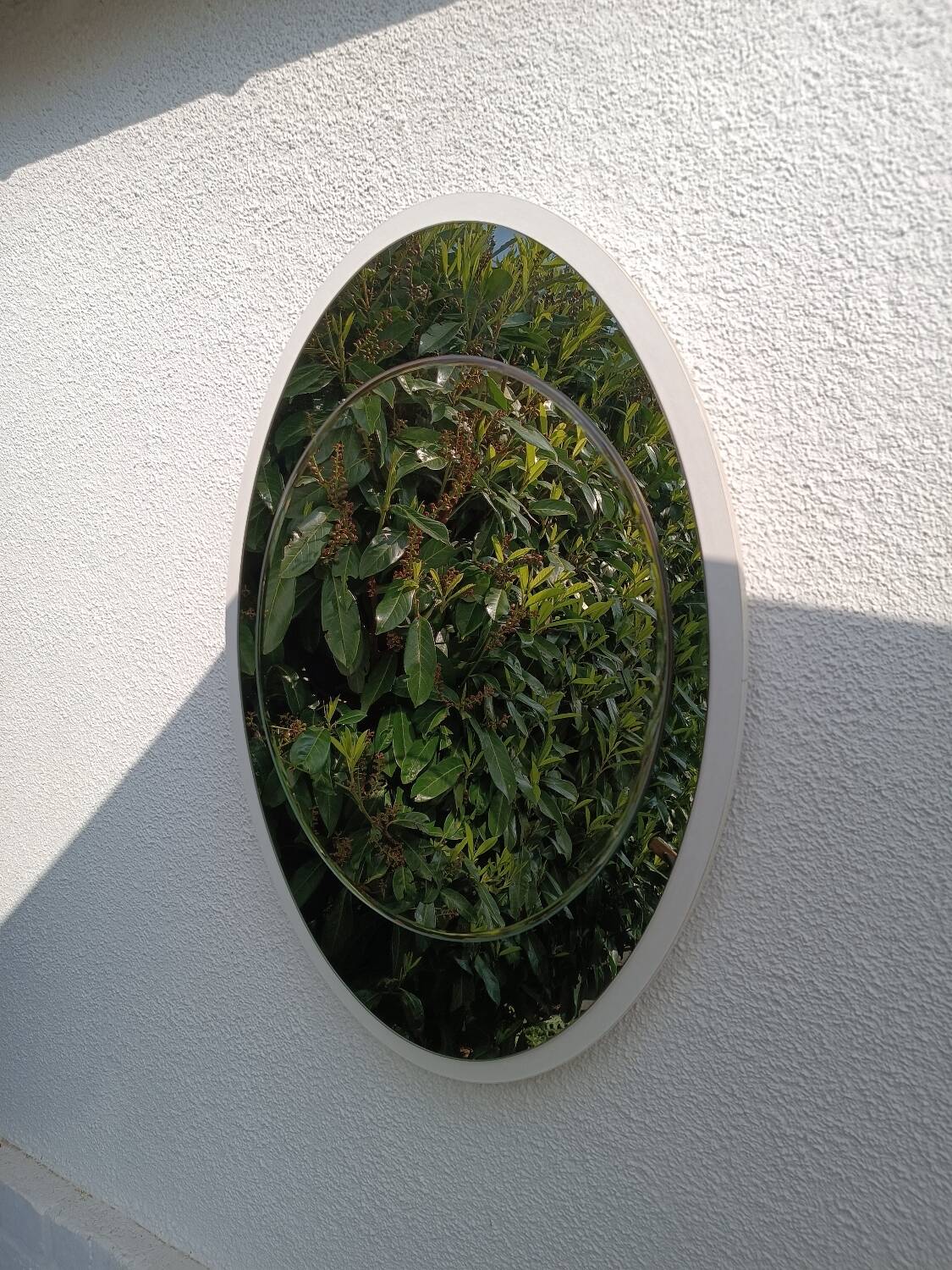 Vintage mirror galvanized metalvetro 1960