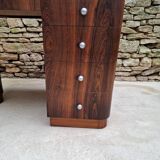 Art Deco Desk in Macassar Ebony