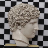 Greek head in waxed ivory plaster