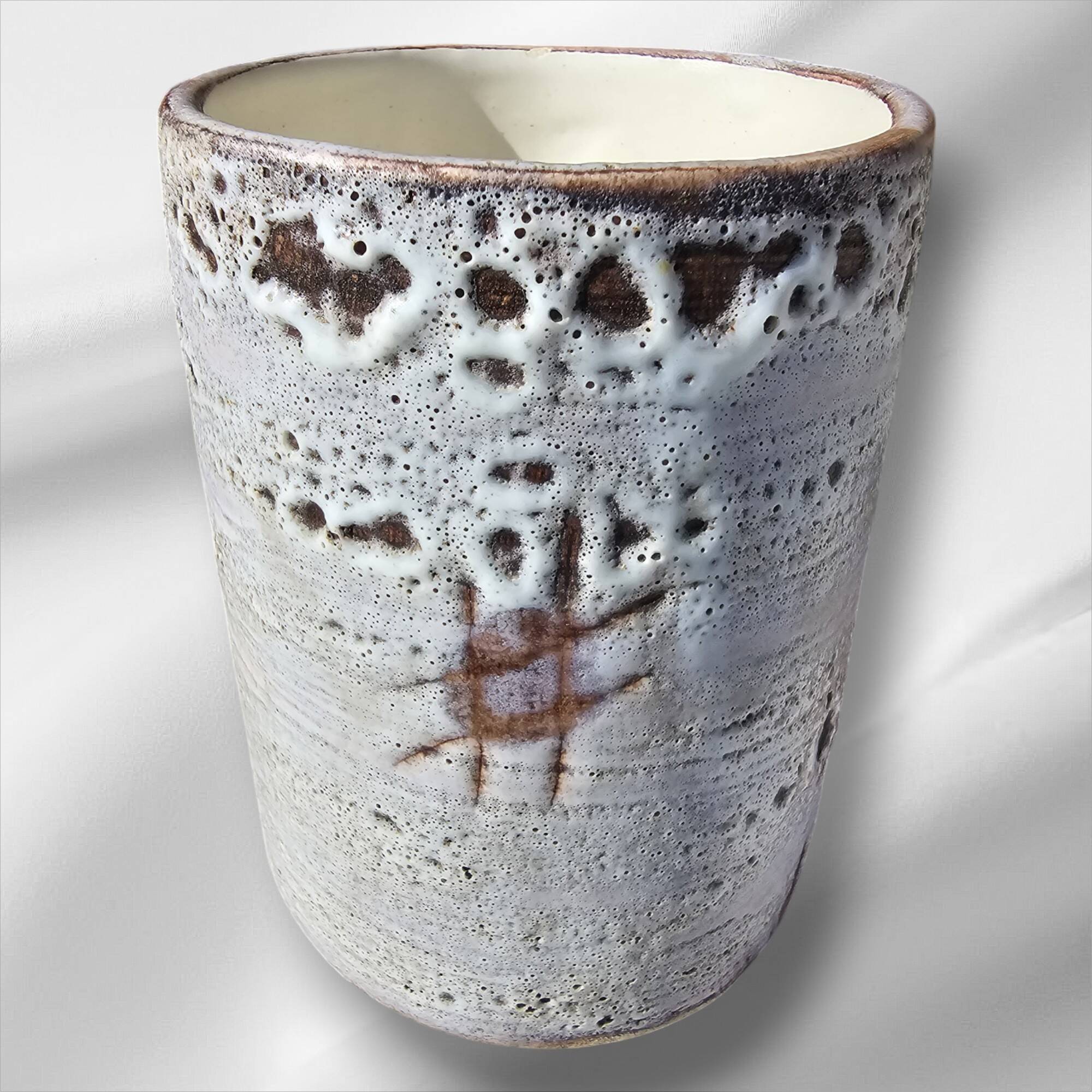 Mid-Century Ceramic Mugs by Francis & Josette Bonaudi for Vallauri