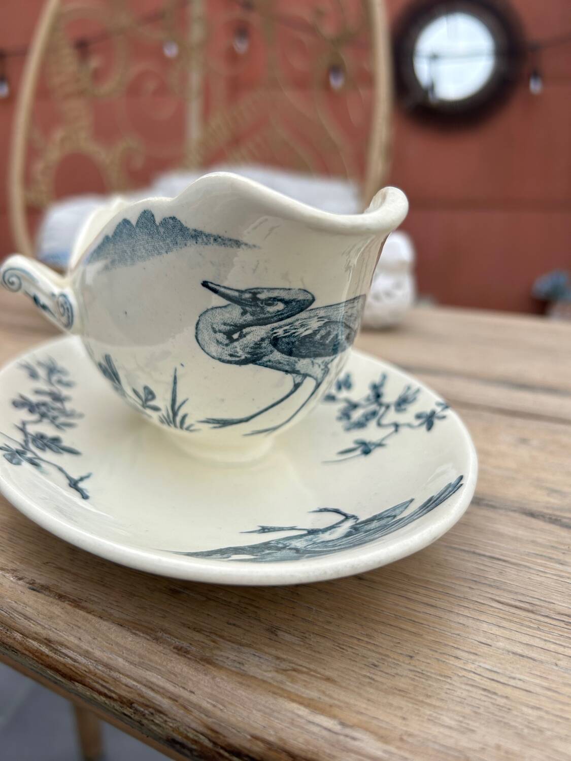 Saucière Lunéville Keller et Guerin Cigogne