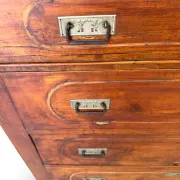 Antique Italian walnut chest of drawers dating to the late 19th centur