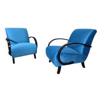 Set of Lounge Chairs by Jindrich Halabala, 1940s