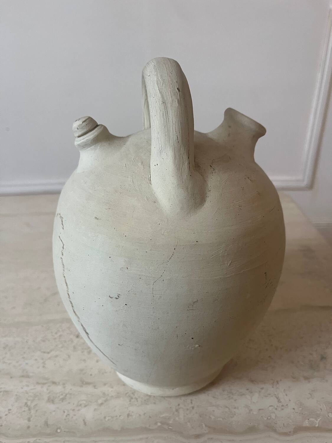 Gargoulette, earthenware water jug