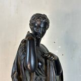 Diane de Gabies, black patinated bronze after the antique