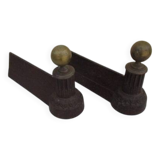 Pair of antique andirons