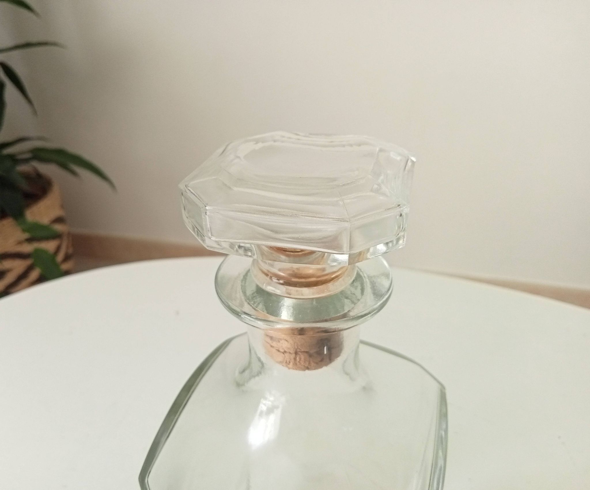 Carafe à whisky ancienne art déco