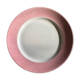 4 assiettes plates Badonviller, fabriqué en France