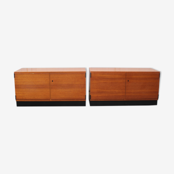 Pair of boxes scandinavian string bookcase 1960