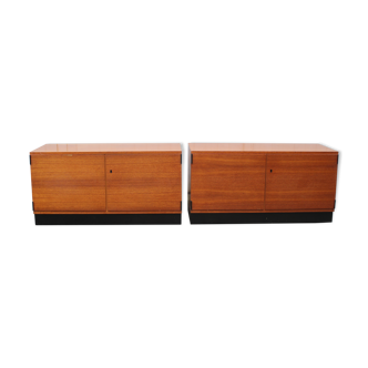 Paire de caissons bibliothèque  string scandinave 1960
