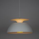 Lampe suspendue vintage danoise Jutlandia par Jorgen Hoj, Holmegaard, années 1970