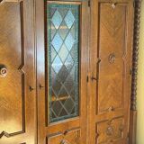 Armoire en chêne de style espagnol, début du XXe siècle