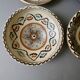 Set of 4 cups or Horezu pottery, signed