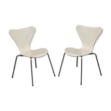 Pair of chairs series 7 by Arne Jacobsen, 60/70